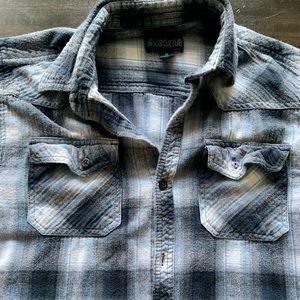Subculture long sleeve flannel shirt
